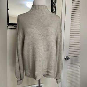Gray wool/cashmere sweater worn once